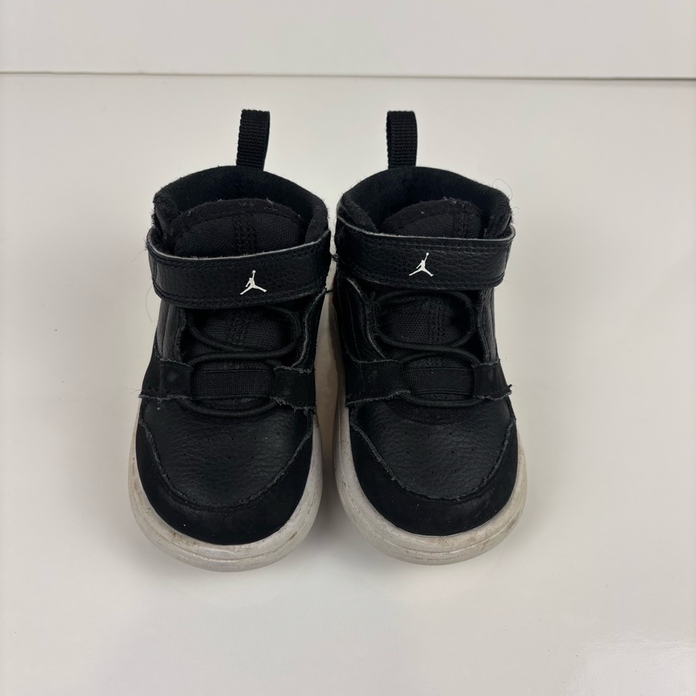 Jordan Kids Black and White Sneakers size 22 for babies